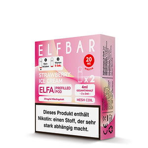 ELF BAR ELFA POD reusable e-cigarette rechargeable