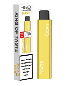 HQD SURV+ disposable e-cigarette - 600 puffs